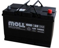 Автомобильный аккумулятор MOLL 100 JR 100Ah купить по лучшей цене