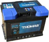 Автомобильный аккумулятор Thomas 53 Ah низкий купить по лучшей цене