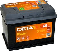 Автомобильный аккумулятор Deta Power DB605 L 60Ah купить по лучшей цене
