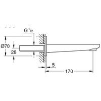 Смеситель Grohe Lineare 13383001 хром купить по лучшей цене