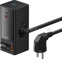Зарядное устройство сетевое зарядное baseus powercombo digital powerstrip 2ac+1u+1c+retractable-c 65w pslr000301 купить по лучшей цене