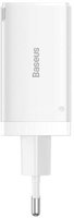 Зарядное устройство сетевое зарядное baseus gan5 pro fast charger 2c+u 65w белый купить по лучшей цене