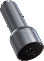 Зарядное устройство автомобильное зарядное satechi 40w dual usb-c pd car charger st-u2c40ccm купить по лучшей цене
