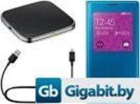 Зарядное устройство Samsung беспроводная зар galaxy s 5 g900f синий + view cover wireless ep kg900plrgru купить по лучшей цене