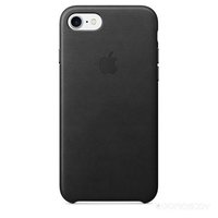 Чехол для телефона apple leather case iphone 7 black купить по лучшей цене