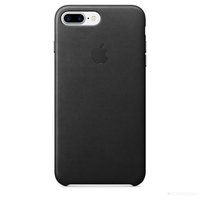Чехол для телефона apple leather case iphone 7 plus black купить по лучшей цене