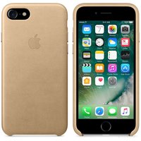 Чехол для телефона apple leather case iphone 7 plus tan купить по лучшей цене