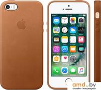 Чехол для телефона apple leather case iphone se saddle brown mnyw2 купить по лучшей цене