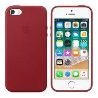 Чехол для телефона чехол apple leather case iphone se red купить по лучшей цене