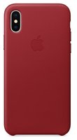 Чехол для телефона чехол apple leather case iphone x red купить по лучшей цене