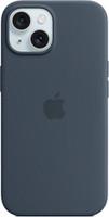 Чехол для телефона Apple MagSafe Silicone Case для iPhone 15 (синий шторм) купить по лучшей цене