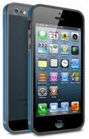 Чехол для телефона бампер slim bumper apple iphone 5 5s черный синий купить по лучшей цене