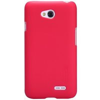 Чехол для телефона LG l70 dual sim d325 пластиковый тонкий + пленка nillkin super frosted красный купить по лучшей цене