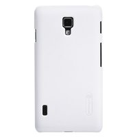 Чехол для телефона LG чехол optimus f7 пластиковый тонкий + пленка nillkin super frosted белый купить по лучшей цене