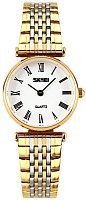 Наручные часы часы наручные женские skmei 9105 5 золотистый белый купить по лучшей цене