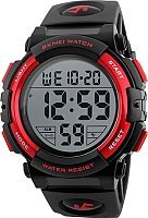 Наручные часы часы наручные мужские skmei 1258 2 черный красный купить по лучшей цене