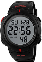 Наручные часы часы наручные мужские skmei 1068 2 черный красный купить по лучшей цене