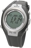 Наручные часы Sigma с пульсометром sport pc15 black silver купить по лучшей цене
