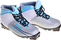 Лыжи Trek ботинки беговых лыж omni sns серебристый голубой р 44 купить по лучшей цене