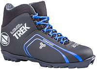 Лыжи Trek ботинки беговых лыж level 3 s черный синий, р-р 40 купить по лучшей цене