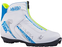 Лыжи Trek ботинки беговых лыж olympia 2 nnn белый синий, р-р 38 купить по лучшей цене