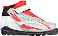 Лыжи Trek ботинки беговых лыж distance control sns серебристый красный, р-р 39 купить по лучшей цене