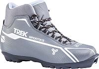 Лыжи Trek ботинки беговых лыж sportiks 6 n металлик серебристый, р-р 40 купить по лучшей цене