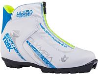 Лыжи Trek ботинки беговых лыж olympia 2 nnn белый синий, р-р 33 купить по лучшей цене