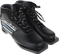 Лыжи Trek ботинки беговых лыж skiing нк черный серый, р-р 35 купить по лучшей цене