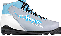 Лыжи Trek ботинки беговых лыж distance women sns серый металлик голубой, р-р 39 купить по лучшей цене