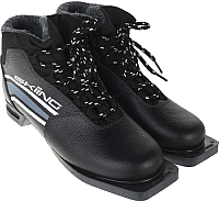 Лыжи Trek ботинки беговых лыж skiing ik 1 черный серый, р-р 34 купить по лучшей цене