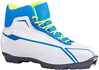 Лыжи Trek ботинки беговых лыж sportiks 5 nnn белый синий, р-р 37 купить по лучшей цене