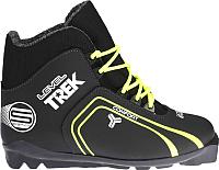 Лыжи Trek ботинки беговых лыж level 1 sns черный лайм, р-р 35 купить по лучшей цене