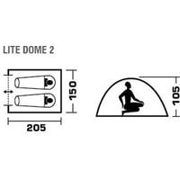 Палатка Jungle Camp Lite Dome 2 зеленый/серый купить по лучшей цене