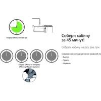 Душевая кабина Domani-Spa Delight 110 High 100x100 тонированное стекло/черный купить по лучшей цене