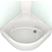 Душевая кабина Domani-Spa Delight 110 High 100x100 тонированное стекло/черный купить по лучшей цене