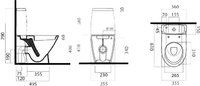 Унитаз Vitra Tres 9730B003-7204 купить по лучшей цене