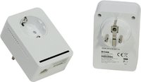 Сеть по электропроводке (Powerline) D Link DHP 309AV Powerline AV+ Mini Adapter Starter Kit 2 адаптера 1UTP 10 100Mbps 200Mbps купить по лучшей цене