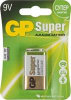 Аккумулятор GP батарея super alkaline 1604a 6lr61 9v 1шт уп купить по лучшей цене