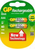 Аккумулятор аккумуляторы gp aaa 850mah 2 шт 85aaahc купить по лучшей цене