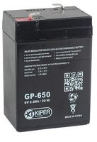 Аккумулятор GP аккумулятор ибп kiper 650 f1 6в 5 а ч купить по лучшей цене