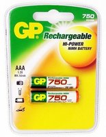 Аккумулятор аккумуляторы gp aaa 750mah 2 шт 75aaahc купить по лучшей цене