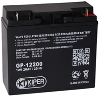 Аккумулятор аккумулятор ибп kiper gp-12200 12в 20 а ч купить по лучшей цене