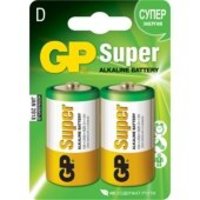 Аккумулятор GP батарейки super alkaline 13a cr2 lr20 d 2шт. цена 1 шт купить по лучшей цене