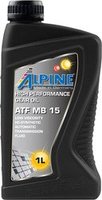 Трансмиссионное масло Alpine ATF MB 15 1л купить по лучшей цене