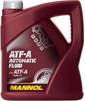 Трансмиссионное масло Mannol ATF-A Automatic Fluid 4л купить по лучшей цене