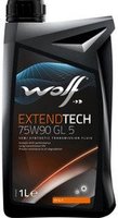 Трансмиссионное масло Wolf ExtendTech 75W-90 GL 5 1л купить по лучшей цене