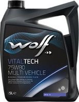 Трансмиссионное масло Wolf VitalTech 75W-80 Multi Vehicle 5л купить по лучшей цене