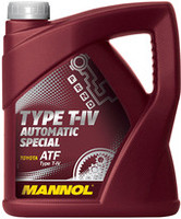 Трансмиссионное масло Mannol Type T-IV Automatic Special 4л купить по лучшей цене