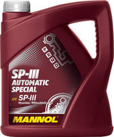 Трансмиссионное масло Mannol SP-III Automatic Special 4л купить по лучшей цене